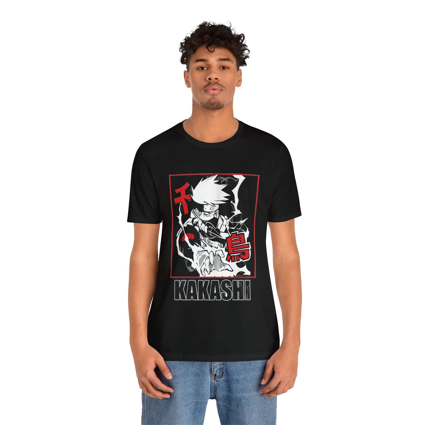 Kakashi Naruto Sensi Unisex Jersey Short Sleeve Tee