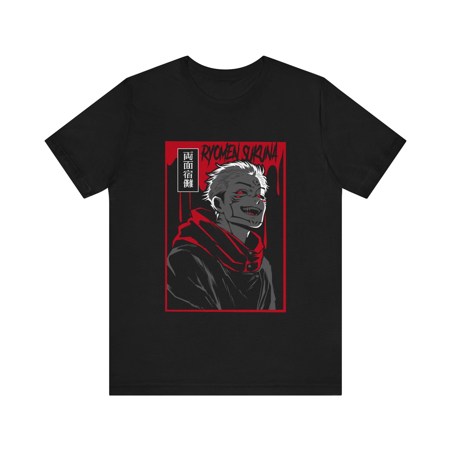 Ryomen Sukuna Ju Jutsu Kaisen Tee Unisex Jersey Short Sleeve Tee