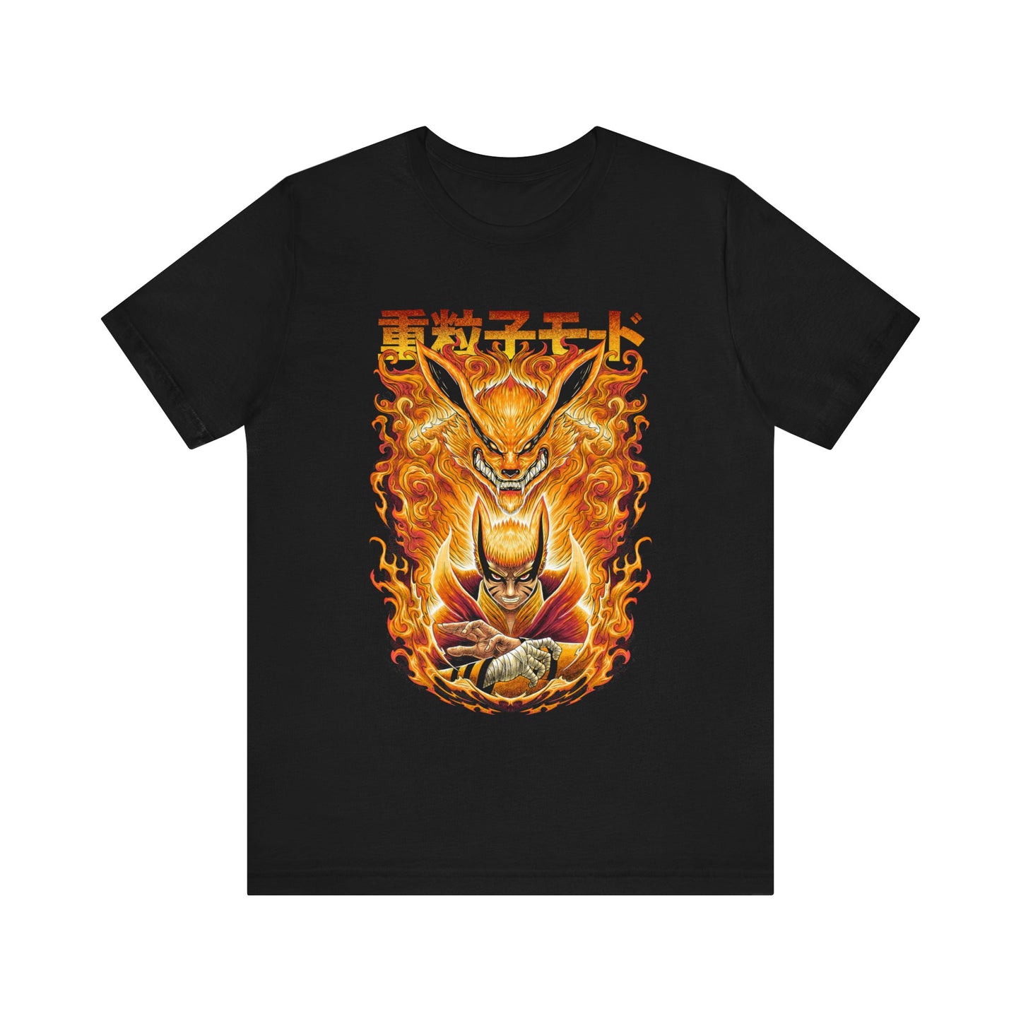 Naruto Baron Mode Nine Tails Unisex Jersey Short Sleeve Tee