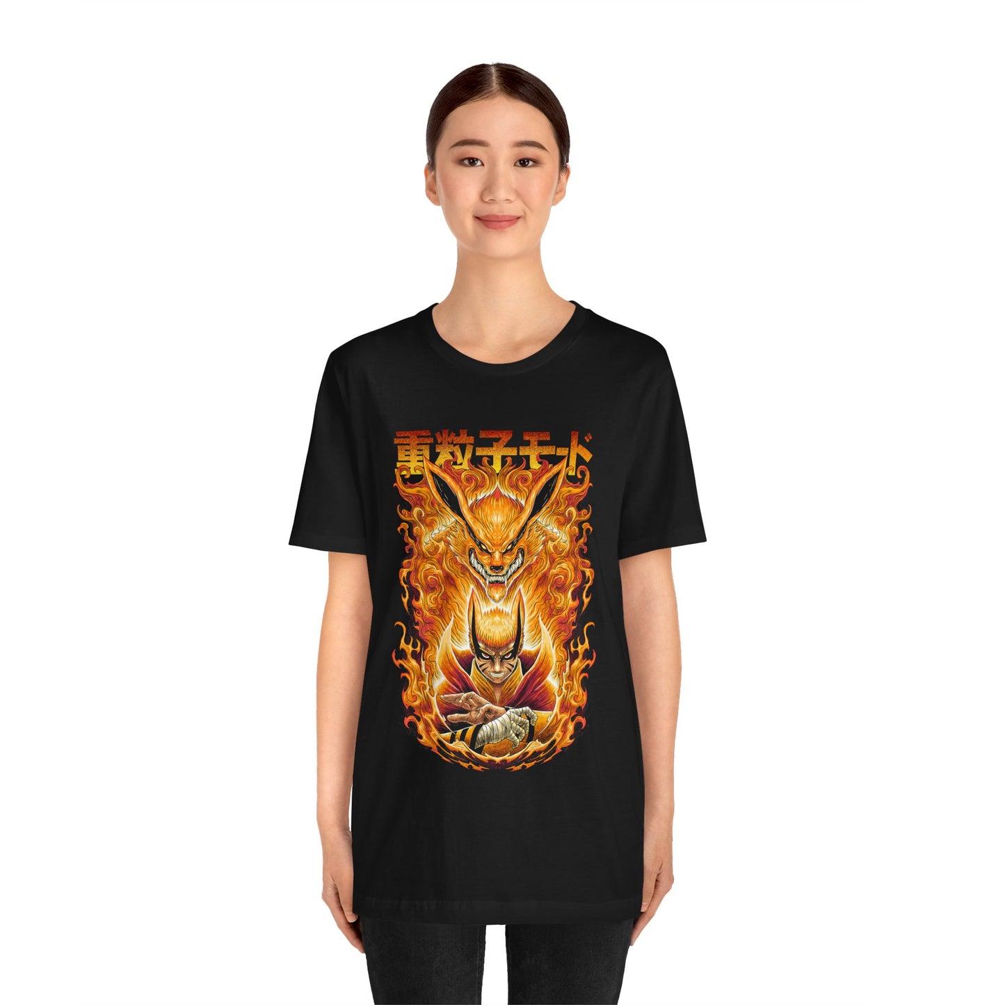 Naruto Baron Mode Nine Tails Unisex Jersey Short Sleeve Tee