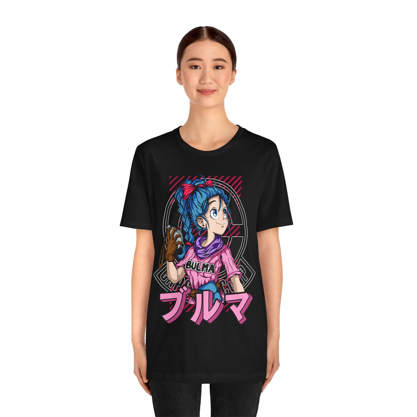 Bulma DBZ 3D Animated Graphic Unisex Jersey Short Sleeve Tee