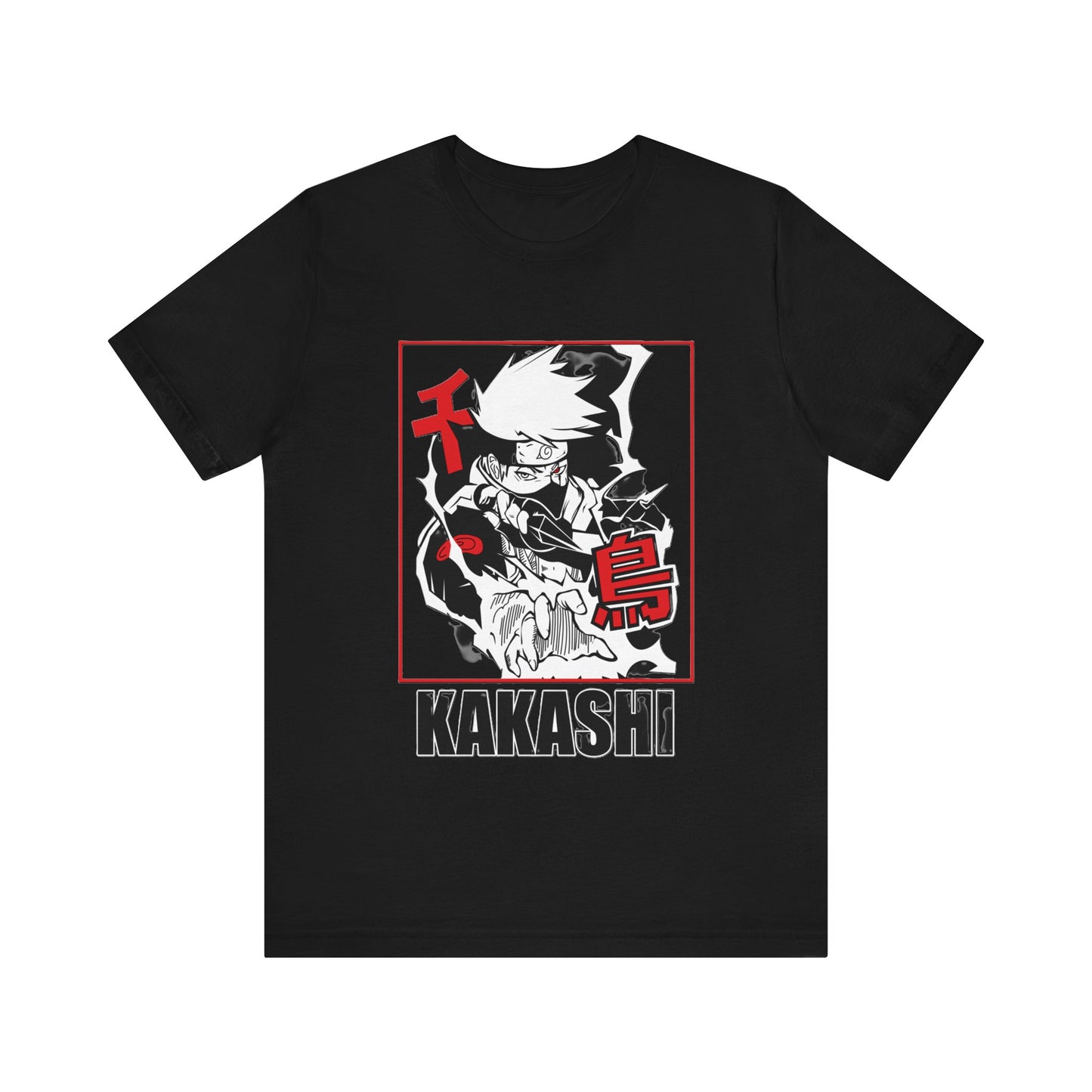 Kakashi Naruto Sensi Unisex Jersey Short Sleeve Tee