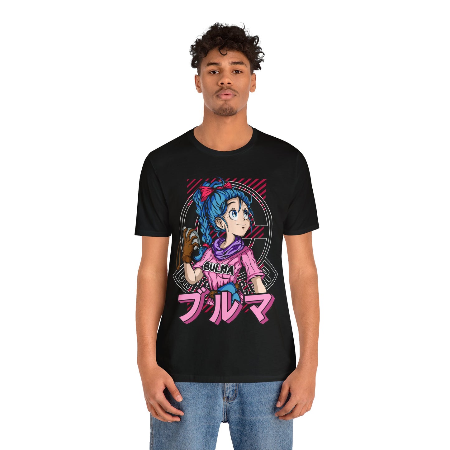 Bulma DBZ 3D Animated Graphic Unisex Jersey Short Sleeve Tee