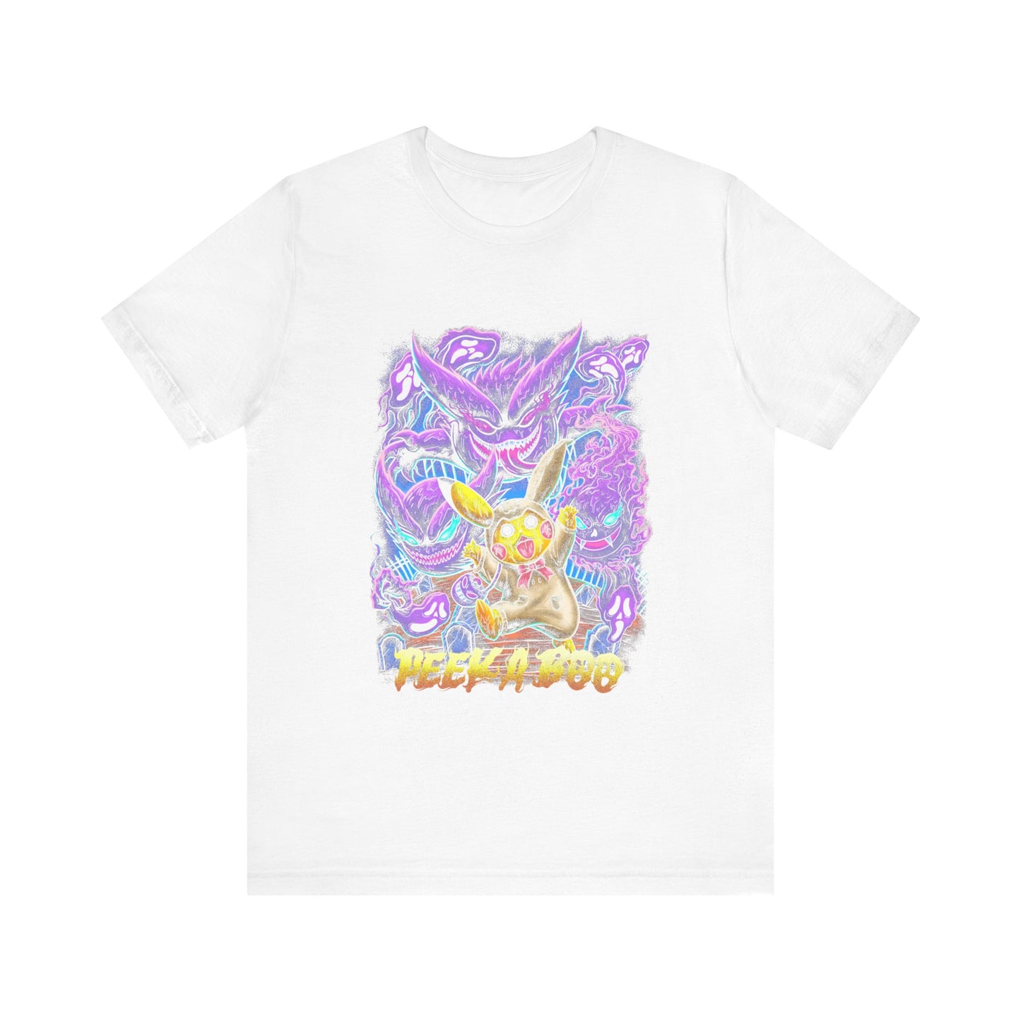 Peeka Poo Haunted Unisex Jersey Short Sleeve Tee