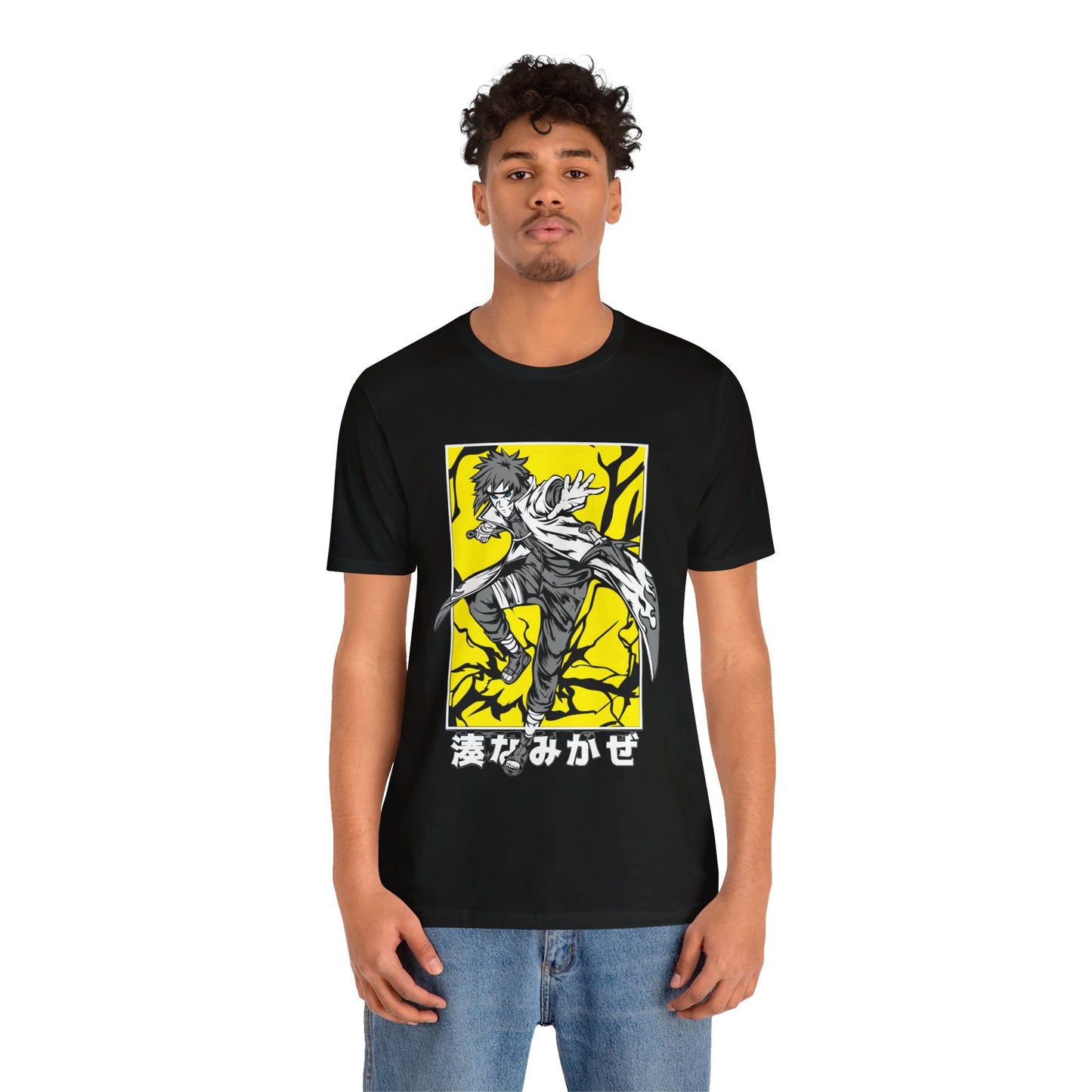 Limited Edition Minato Black & Yellow Naruto Tee