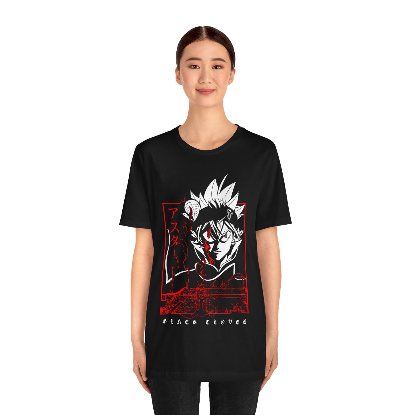 Asta Black Clover Unisex Jersey Short Sleeve Tee