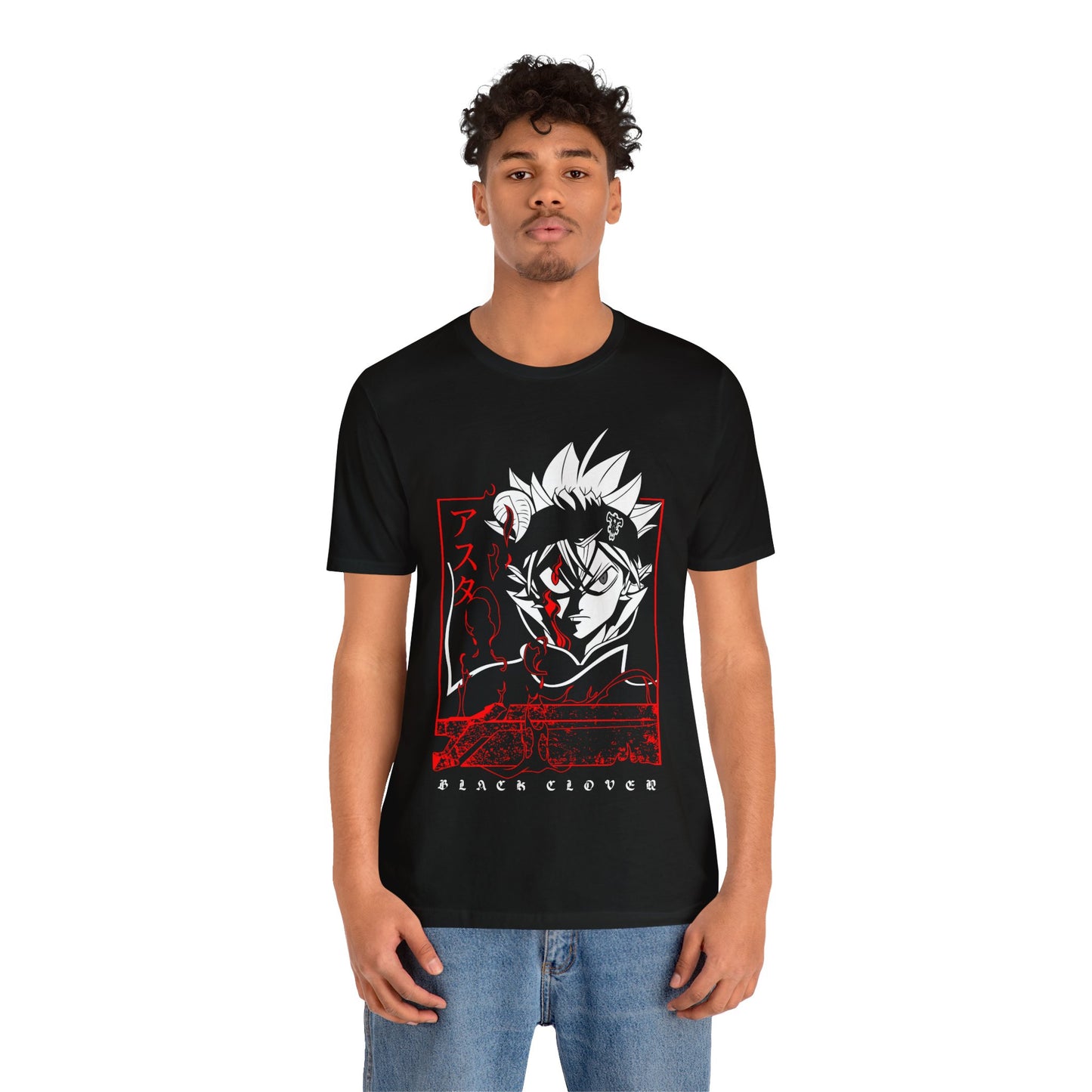 Asta Black Clover Unisex Jersey Short Sleeve Tee