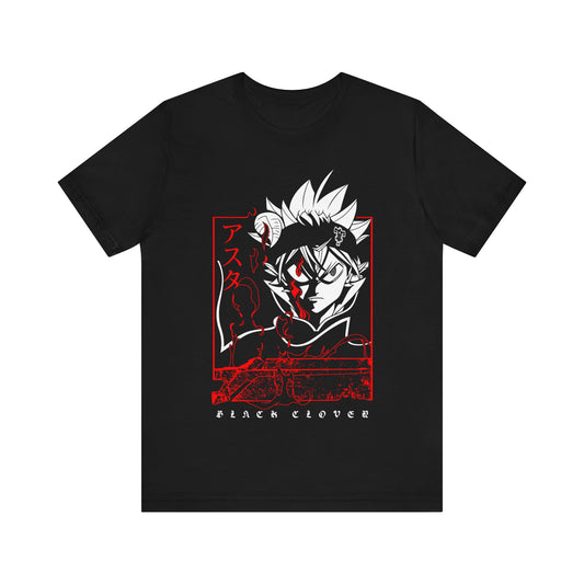 Asta Black Clover Unisex Jersey Short Sleeve Tee