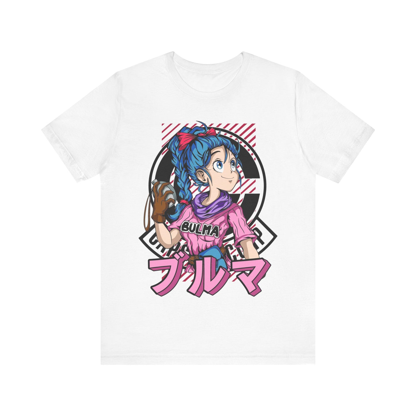 Bulma DBZ 3D Animated Graphic Unisex Jersey Short Sleeve Tee
