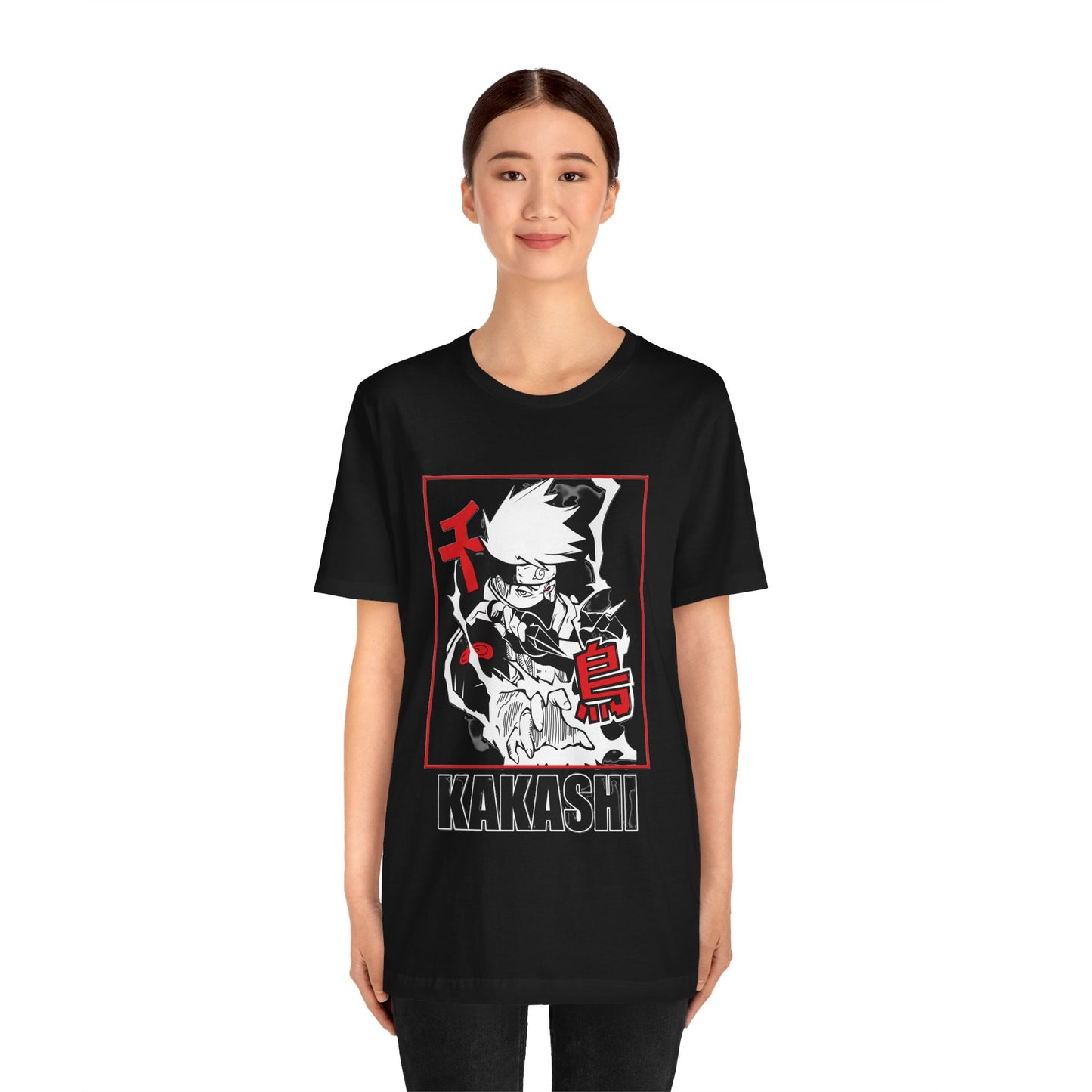 Kakashi Naruto Sensi Unisex Jersey Short Sleeve Tee