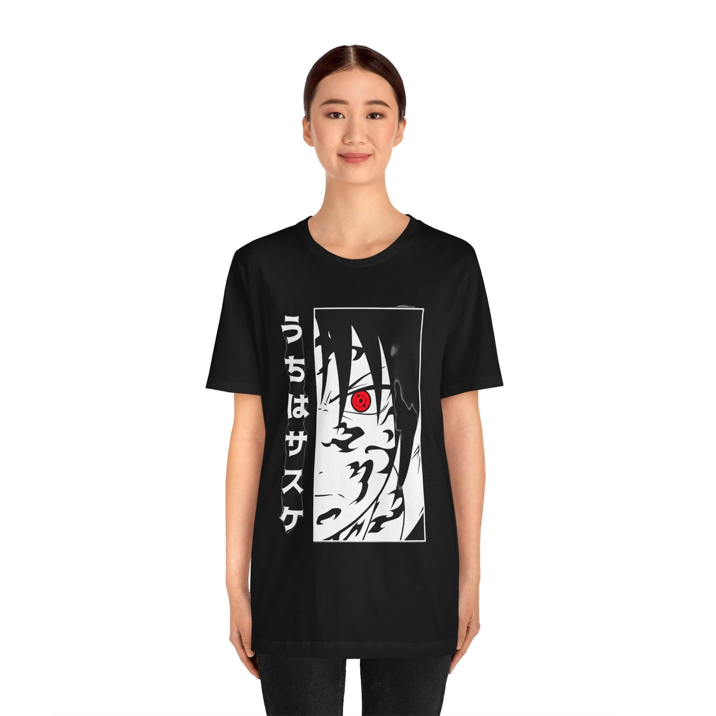 Sasuke Naruto Streetwear Unisex Jersey Short Sleeve Tee