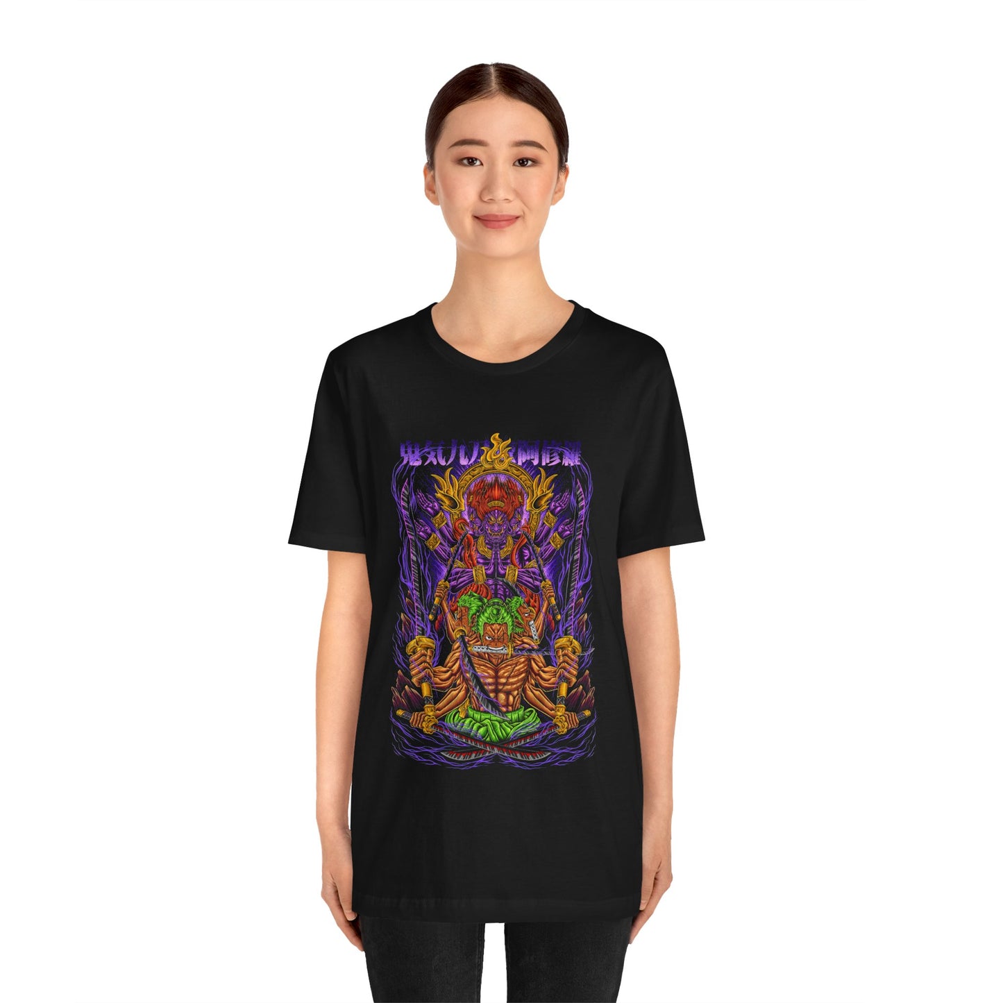 Zoro Op Multi Sword Unisex Jersey Short Sleeve Tee