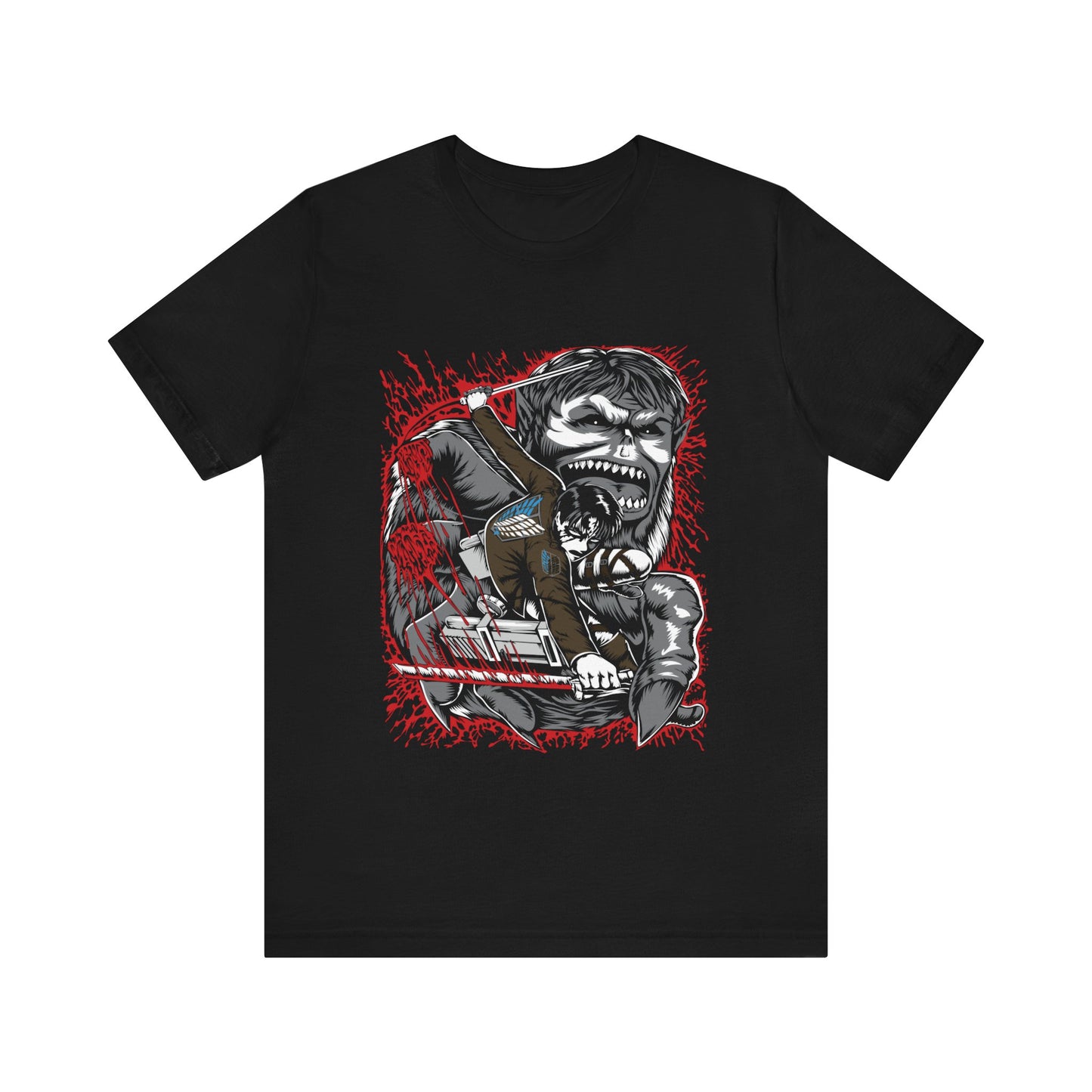 Yager Swords Out Graphic Unisex Jersey Short Sleeve Tee