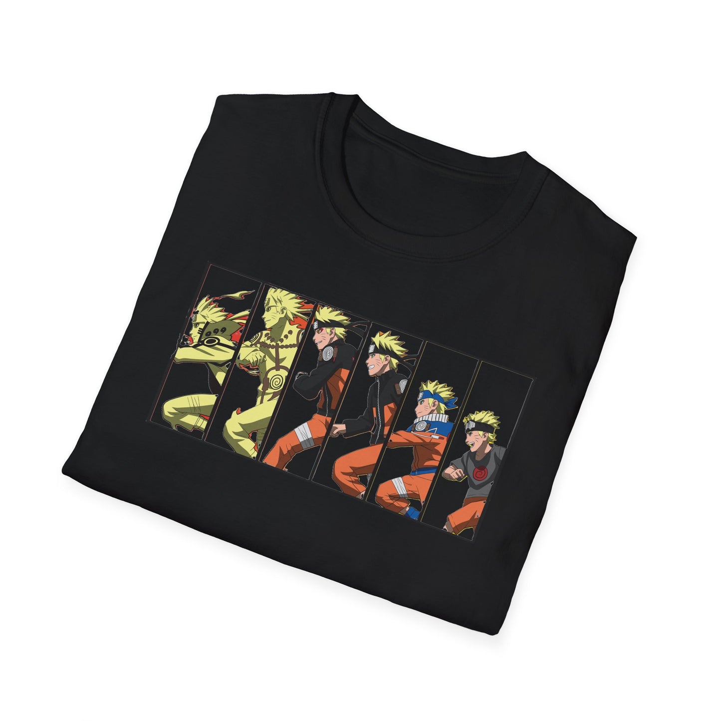 Naruto Evolution Graphic Printed Tee