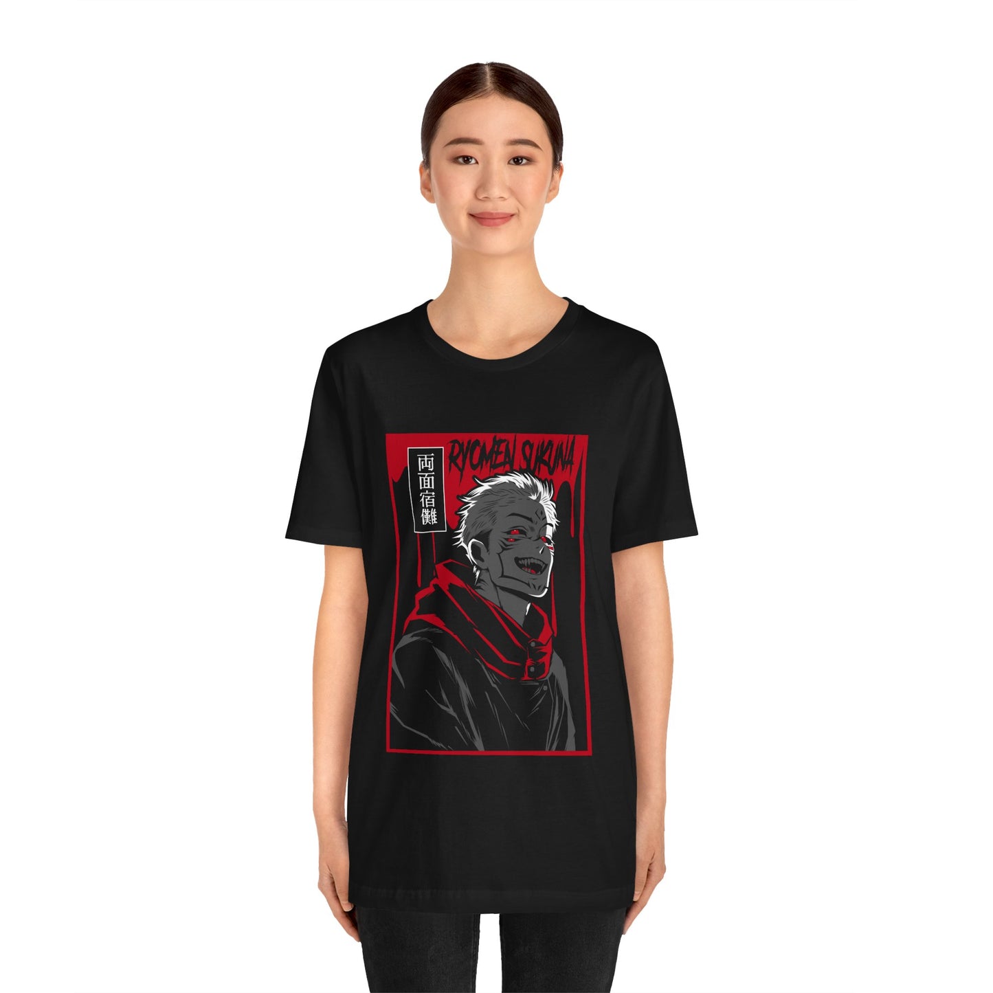 Ryomen Sukuna Ju Jutsu Kaisen Tee Unisex Jersey Short Sleeve Tee