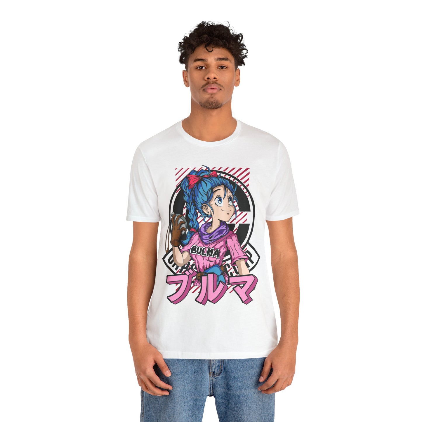 Bulma DBZ 3D Animated Graphic Unisex Jersey Short Sleeve Tee