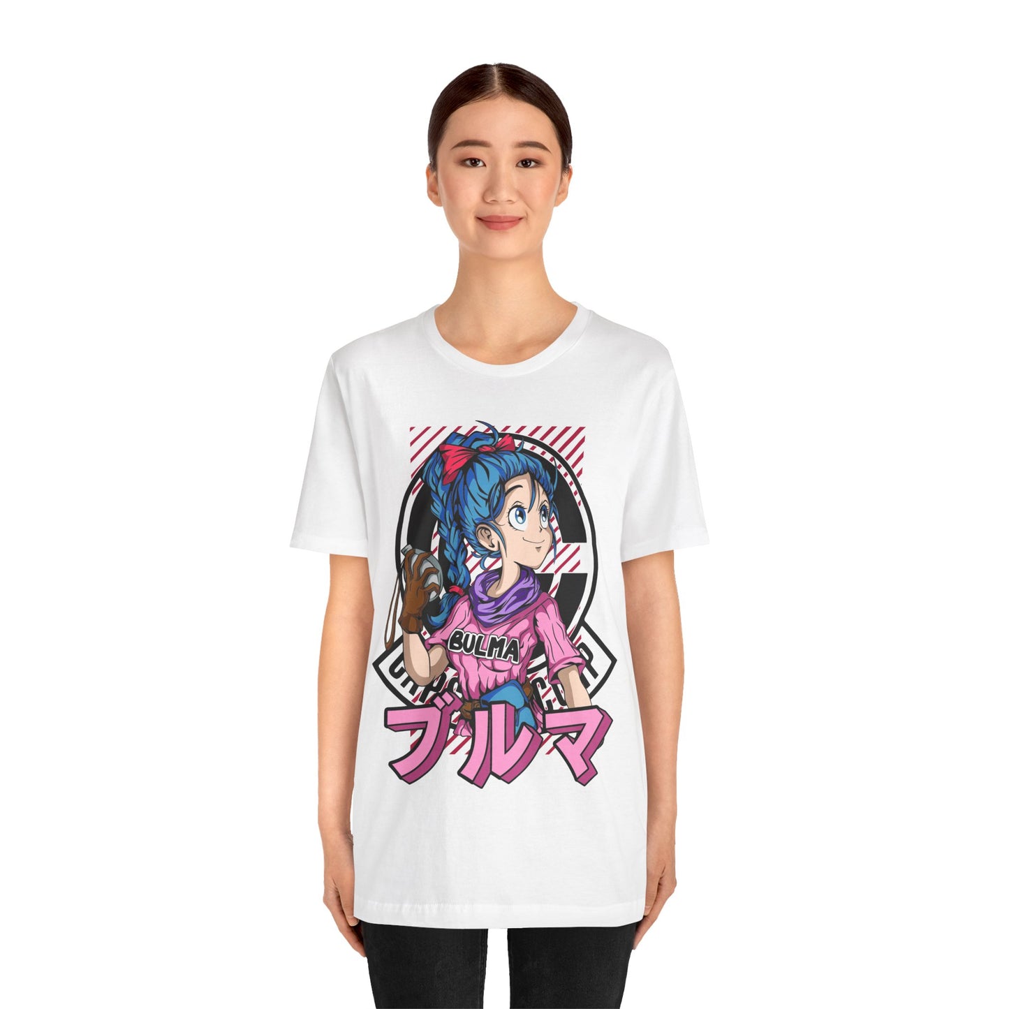 Bulma DBZ 3D Animated Graphic Unisex Jersey Short Sleeve Tee